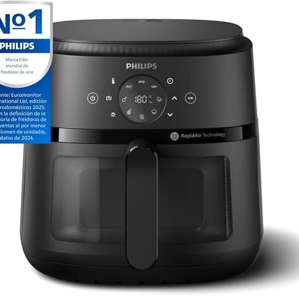 Philips Air Fryer 2000 Series ฟังก์ชัน 13-in-1 ความจุ 6.6 ควอร์ต ดีไซน์กะทัดรัดพร้อมหน้าต่างปรุงอาหาร